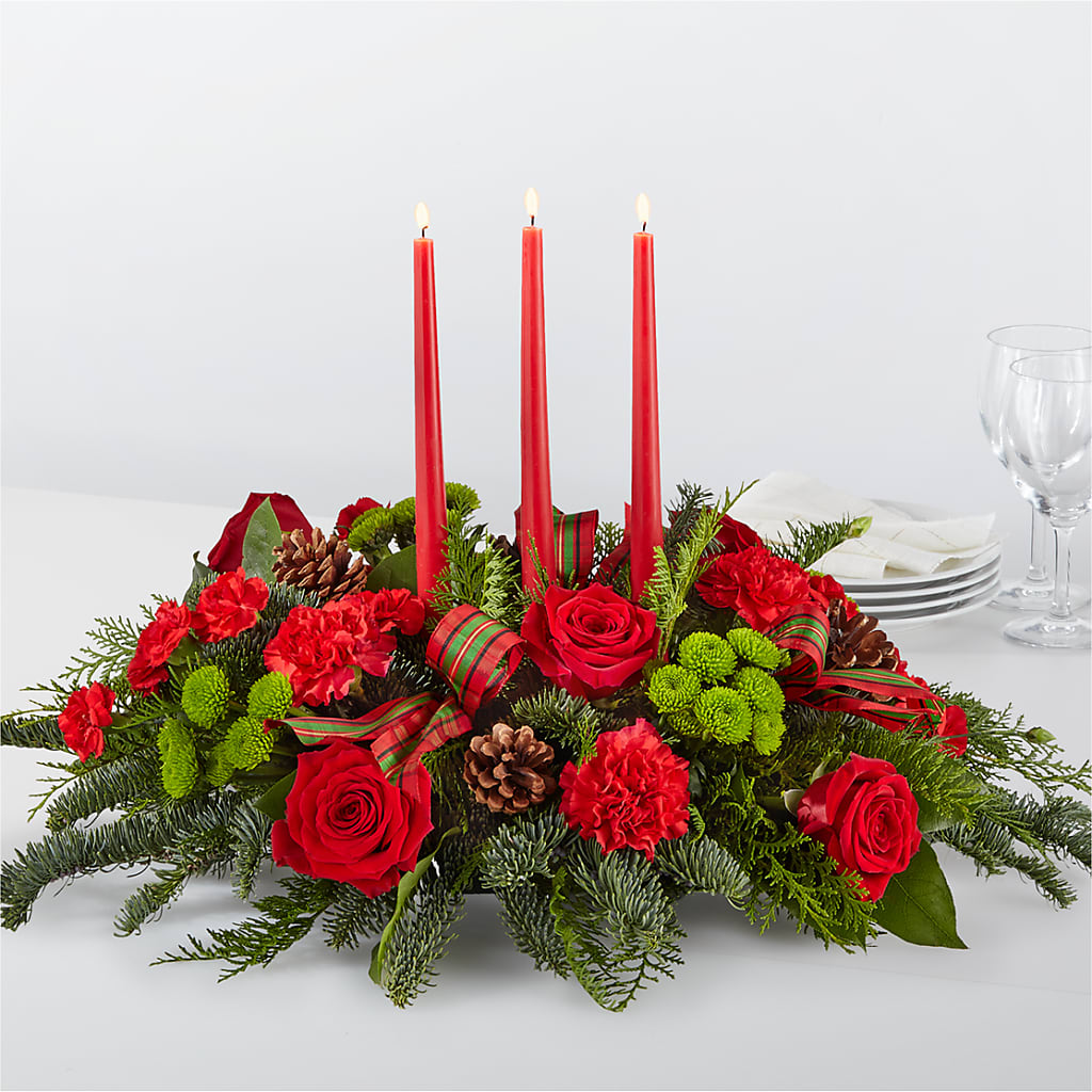 By the Candlelight Centerpiece – Daisy Day Florist, Avondale Estates GA