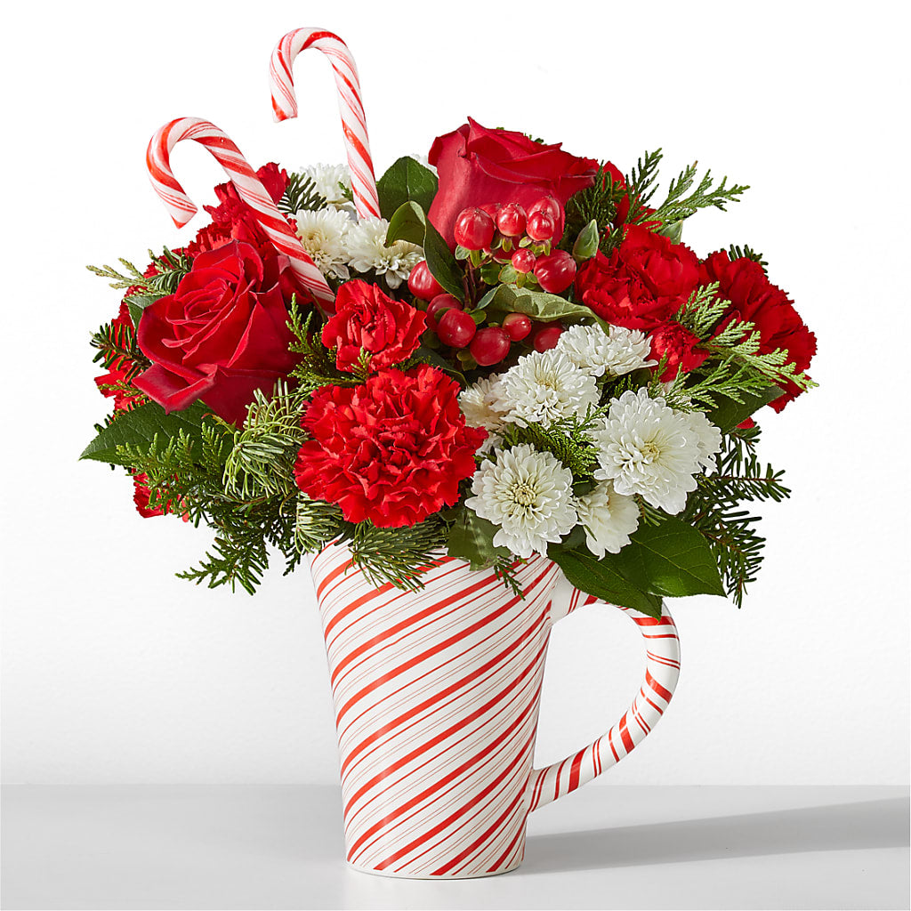 Peppermint Swirl Mug – Daisy Day Florist, Avondale Estates GA