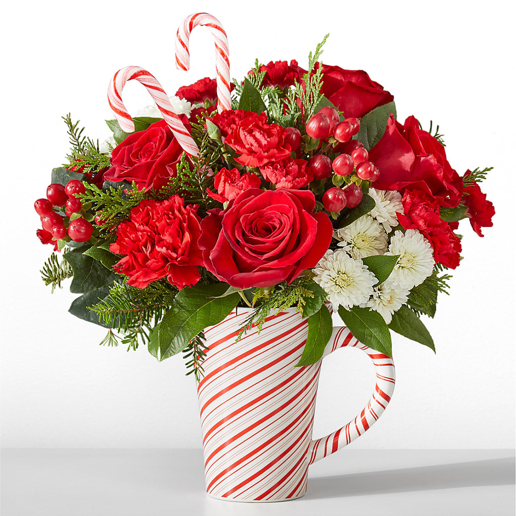 Peppermint Swirl Mug – Daisy Day Florist, Avondale Estates GA