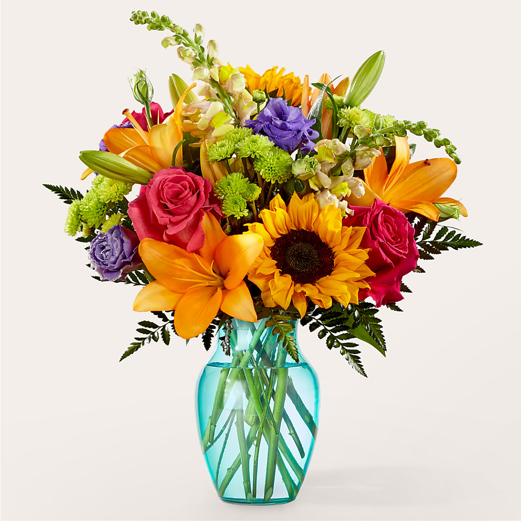 Double Rainbow Bouquet – Daisy Day Florist, Avondale Estates GA