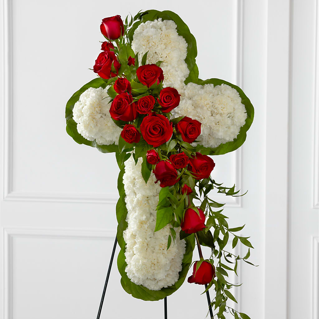 Floral Cross Easel – Daisy Day Florist, Avondale Estates GA