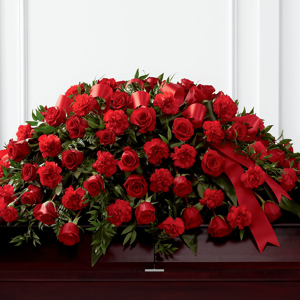 Tribute of Life Casket Spray – Daisy Day Florist, Avondale Estates GA