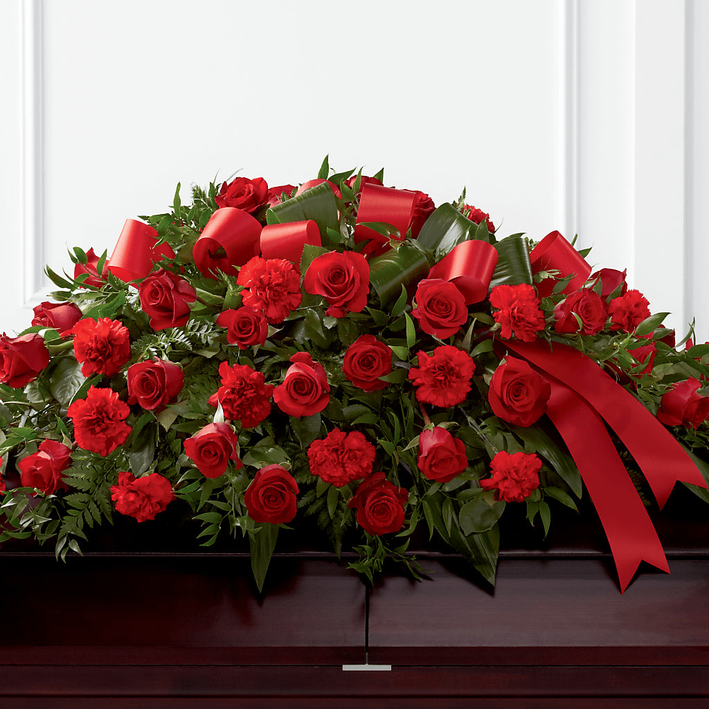 Tribute of Life Casket Spray – Daisy Day Florist, Avondale Estates GA