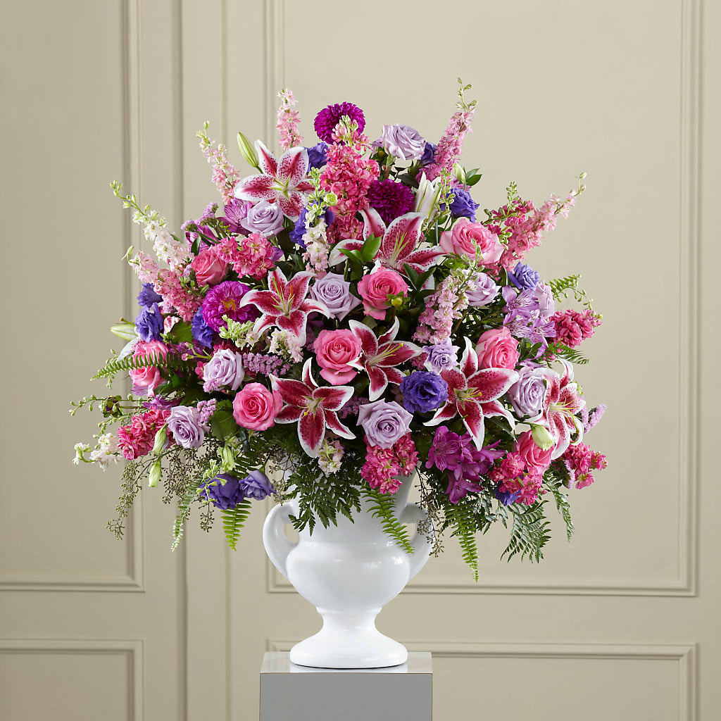 Peaceful Tribute Arrangement – Daisy Day Florist, Avondale Estates GA