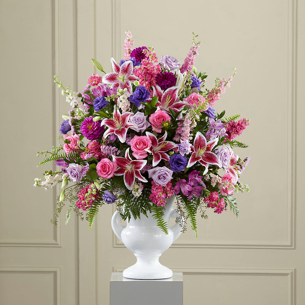 Peaceful Tribute Arrangement – Daisy Day Florist, Avondale Estates GA