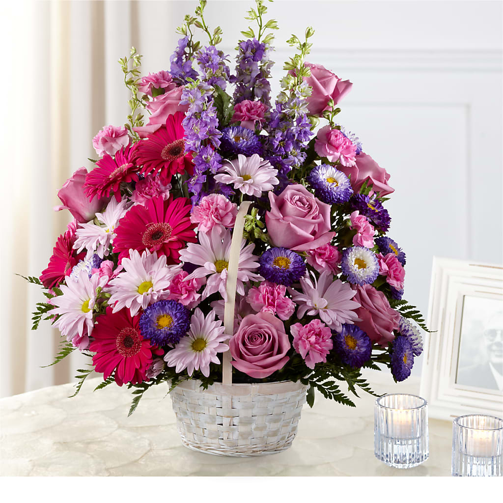 Pastel Peace Basket – Daisy Day Florist, Avondale Estates GA