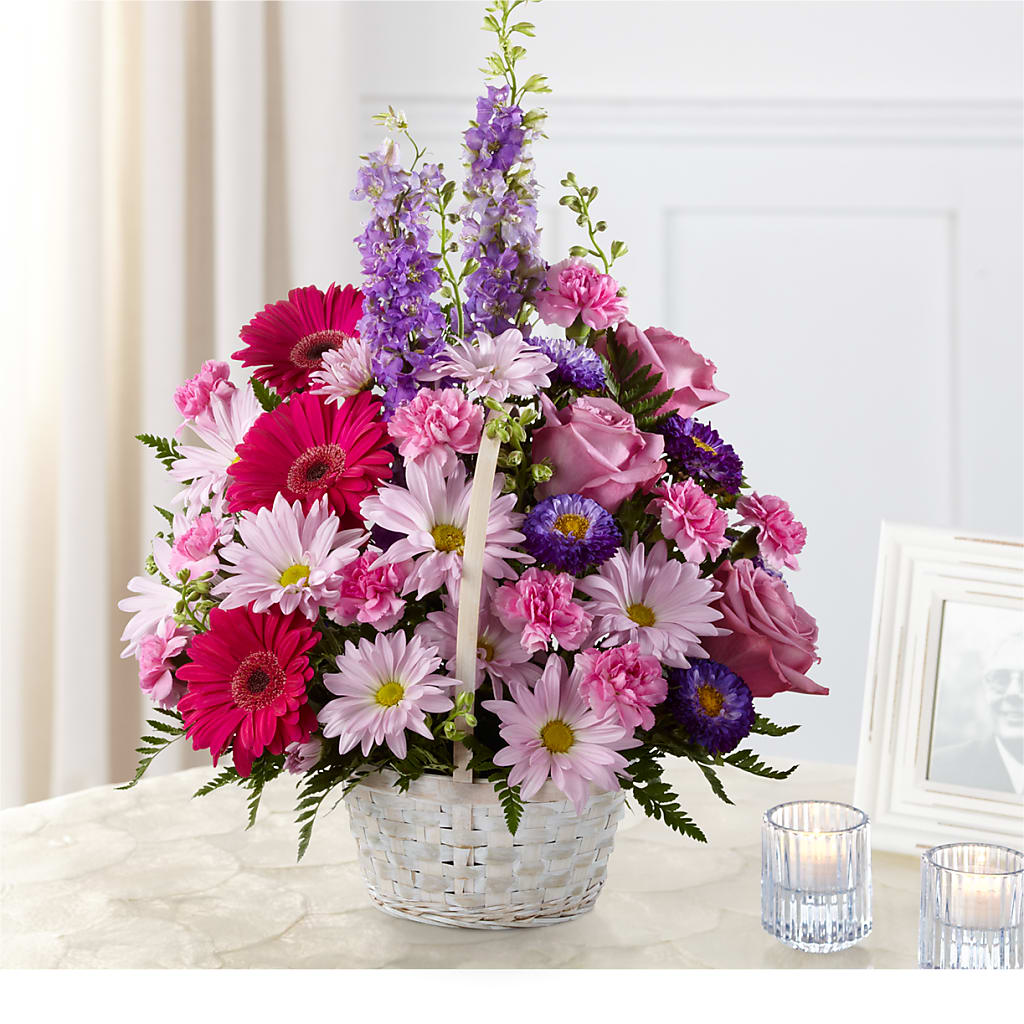 Pastel Peace Basket – Daisy Day Florist, Avondale Estates GA