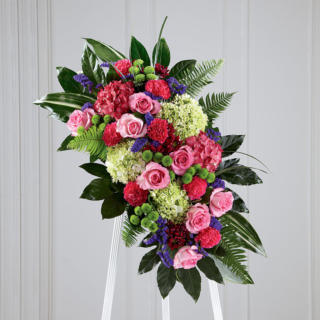 Refreshing Mix Standing Spray – Daisy Day Florist, Avondale Estates GA
