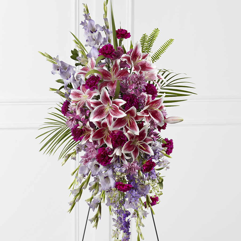 Tender Touch Standing Spray – Daisy Day Florist, Avondale Estates GA