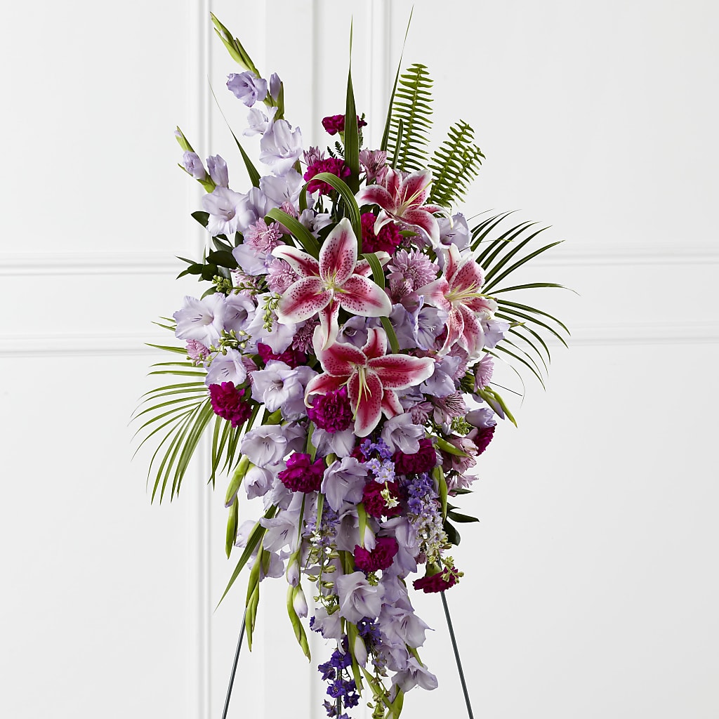 Tender Touch Standing Spray – Daisy Day Florist, Avondale Estates GA