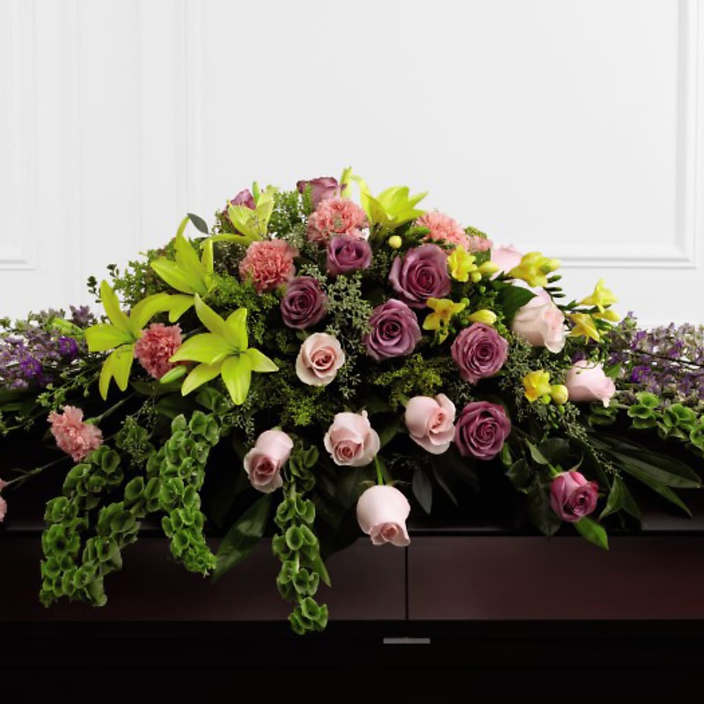 Forever Beloved Casket Spray – Daisy Day Florist, Avondale Estates GA
