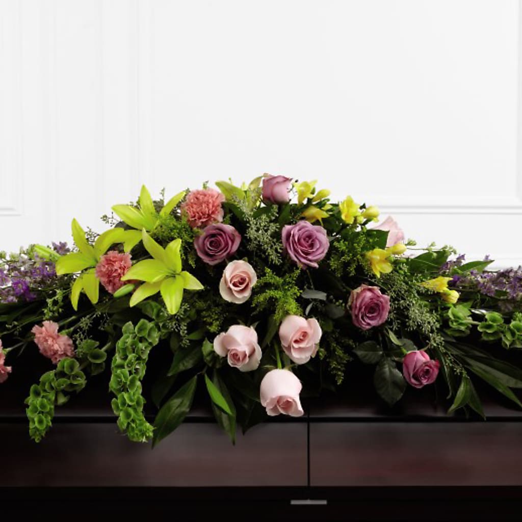 Forever Beloved Casket Spray – Daisy Day Florist, Avondale Estates GA