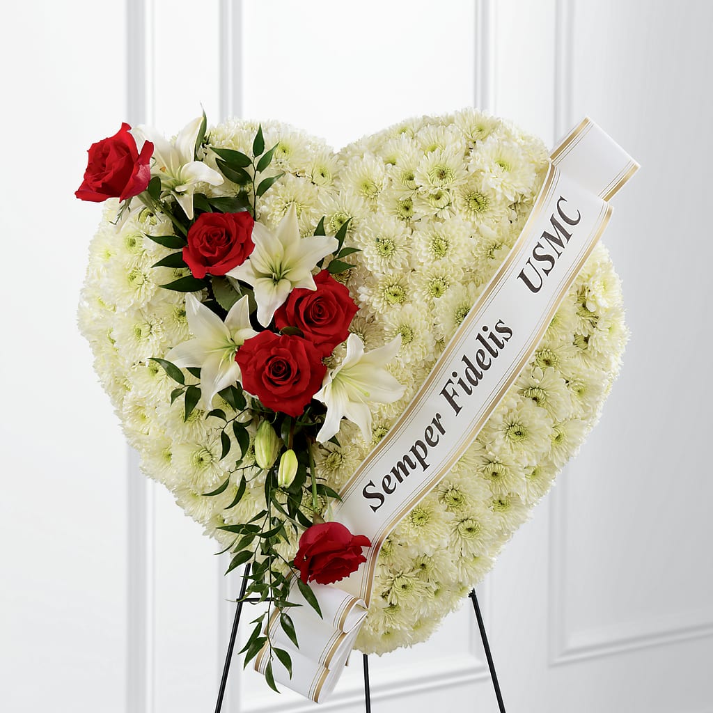 Heartfelt Hero Standing Heart – Daisy Day Florist, Avondale Estates GA