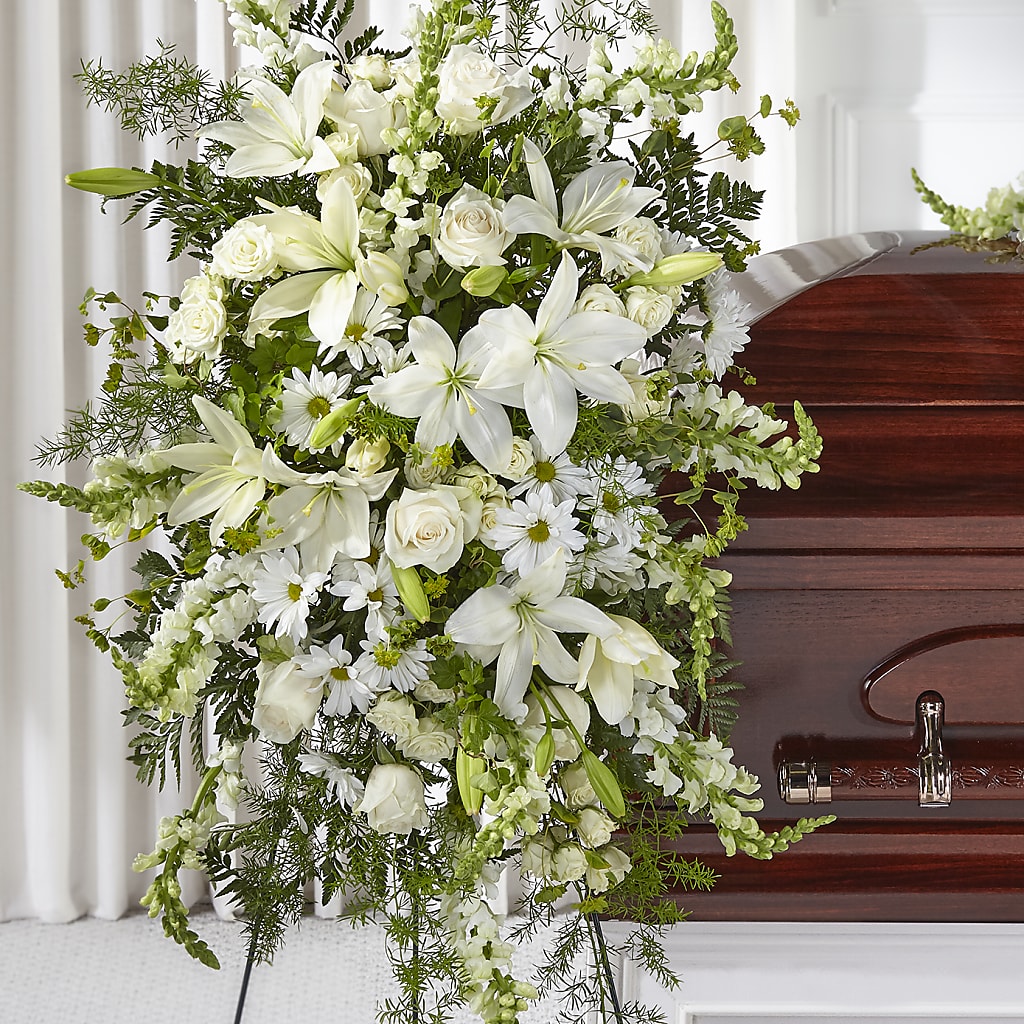 Loving Thoughts Standing Spray – Daisy Day Florist, Avondale Estates GA