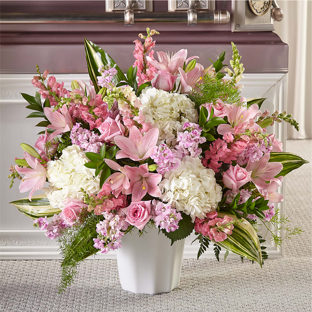 Simply Serene Floor Basket – Daisy Day Florist, Avondale Estates GA