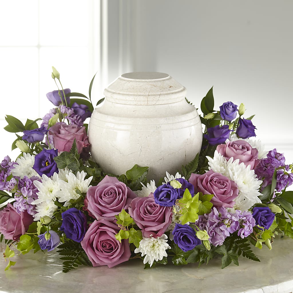 Blooming Sympathy Cremation Adornment – Daisy Day Florist, Avondale Estates GA