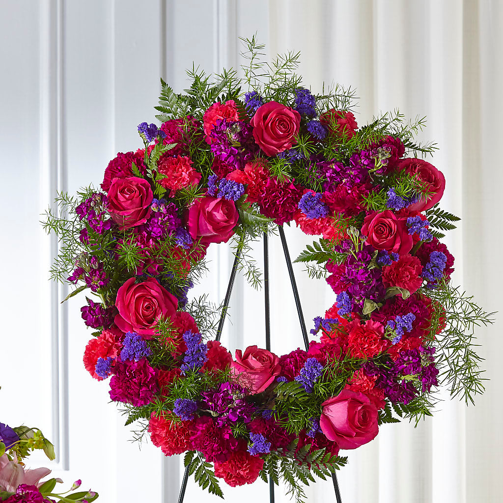Calming Colors Wreath – Daisy Day Florist, Avondale Estates GA