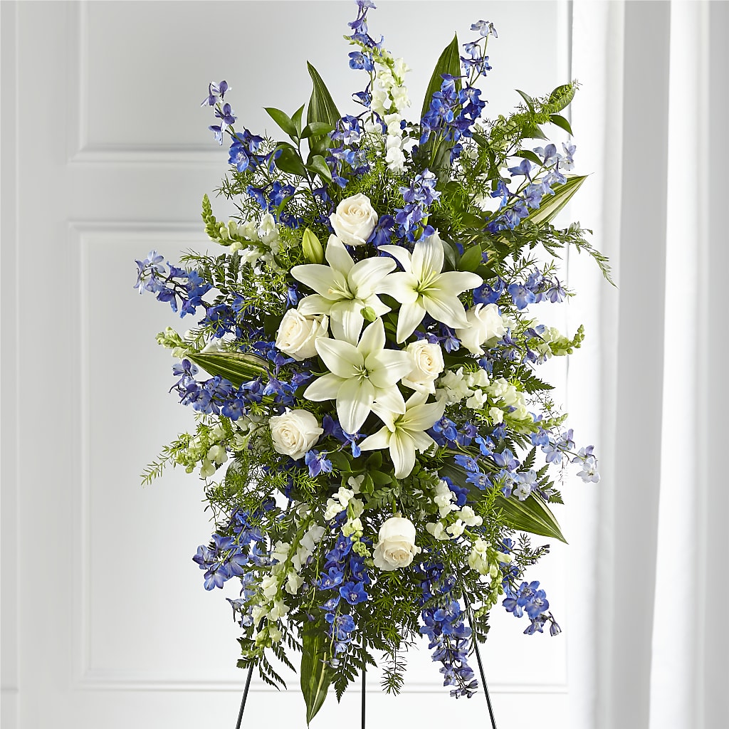 Faithful Friend Standing Spray – Daisy Day Florist, Avondale Estates GA