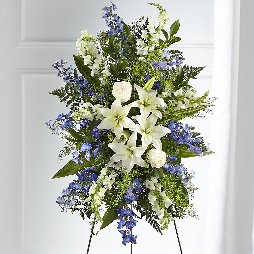 Faithful Friend Standing Spray – Daisy Day Florist, Avondale Estates GA