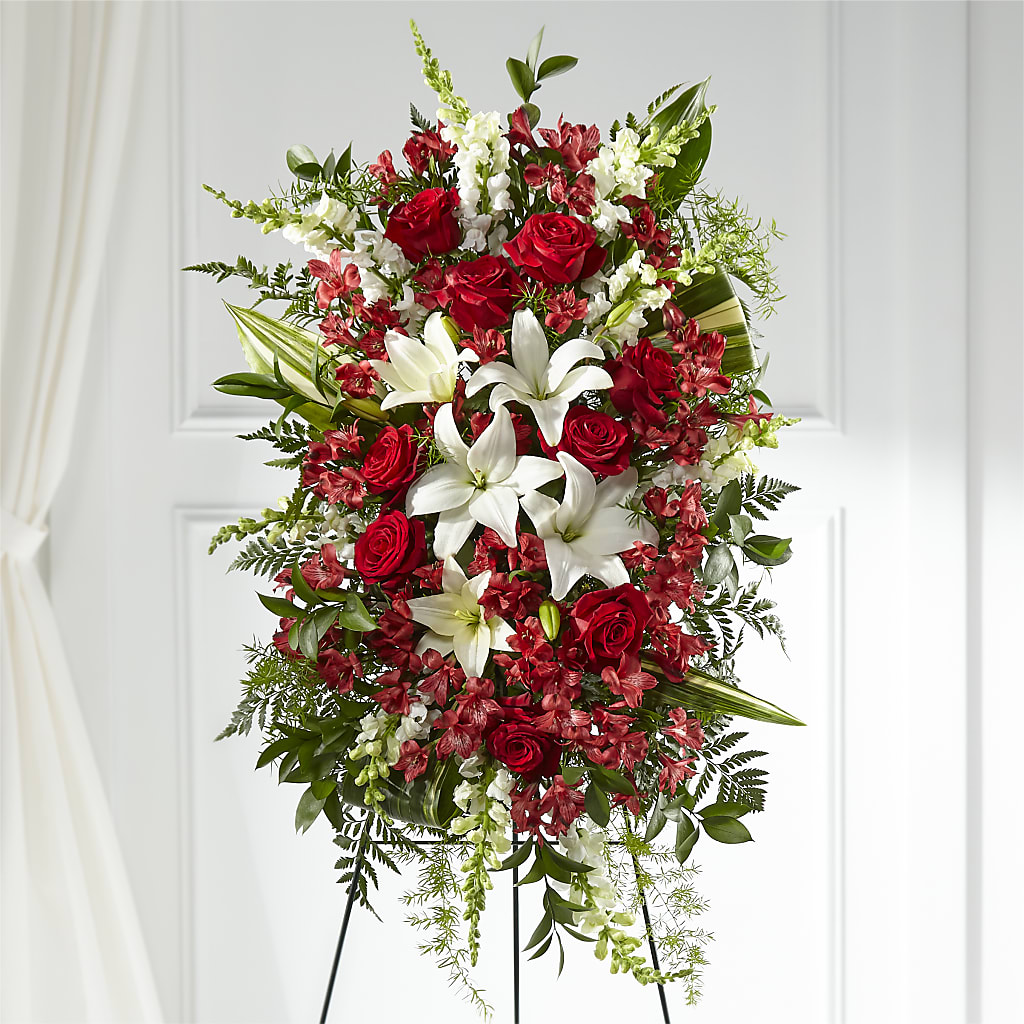 Everlasting Memory Standing Spray – Daisy Day Florist, Avondale Estates GA