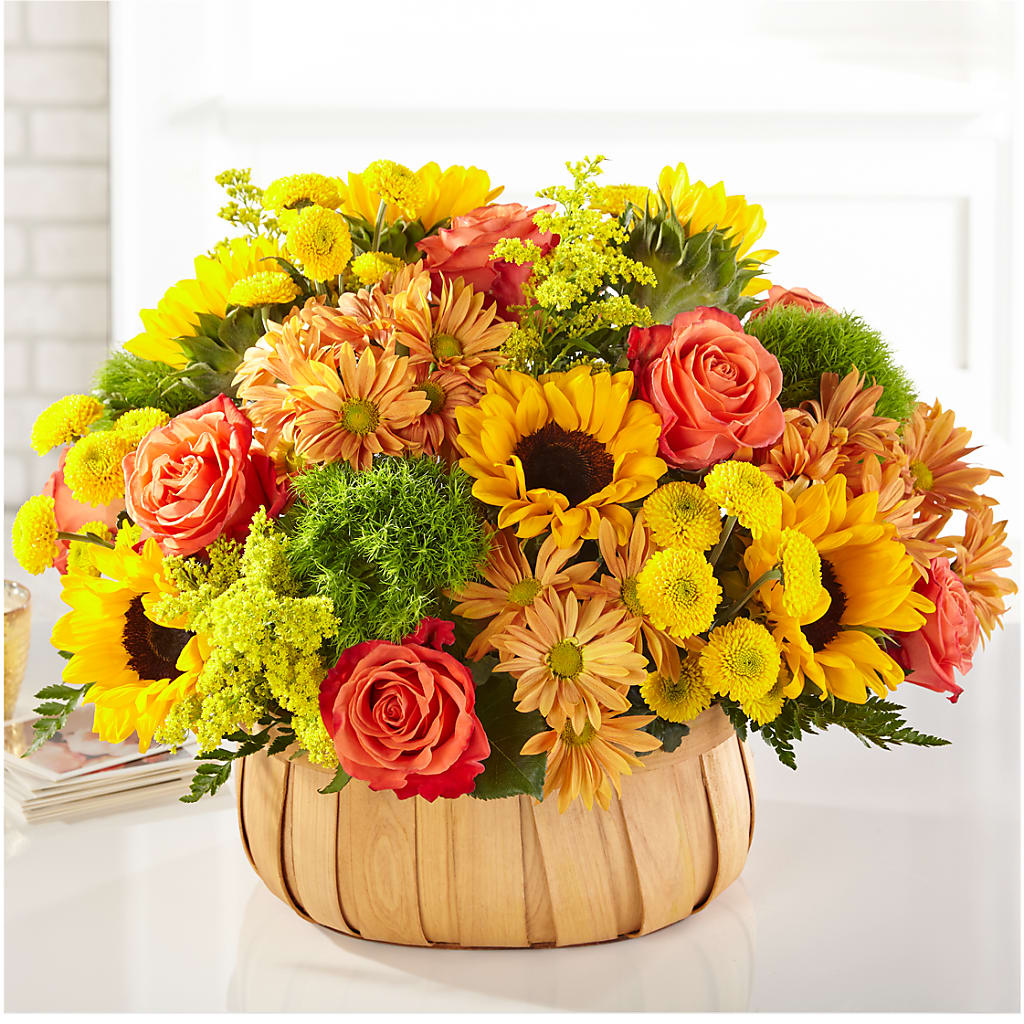 Harvest Sunflower Basket – Daisy Day Florist, Avondale Estates GA