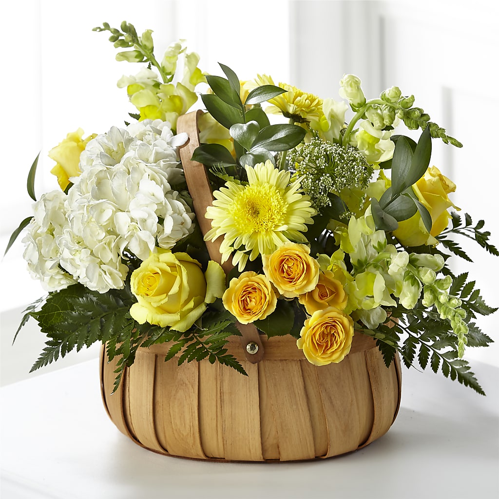 Rustic Remembrance Basket – Daisy Day Florist, Avondale Estates GA