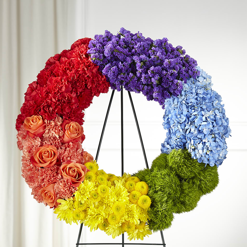 Circle of Love Wreath – Daisy Day Florist, Avondale Estates GA