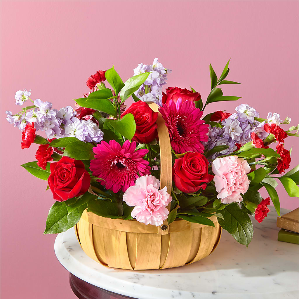 Pink Picnic Basket – Daisy Day Florist, Avondale Estates GA