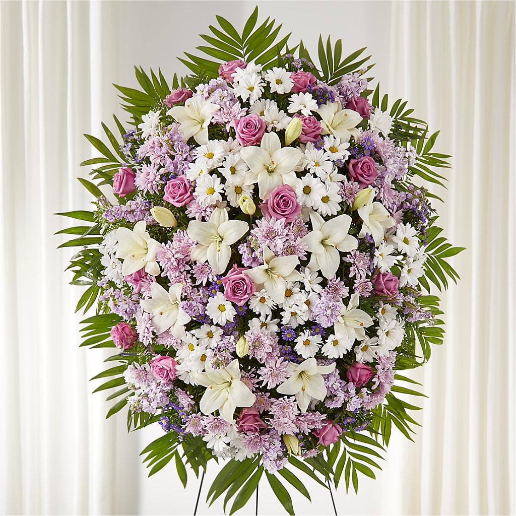Surrounded by Love Standing Spray – Daisy Day Florist, Avondale Estates GA