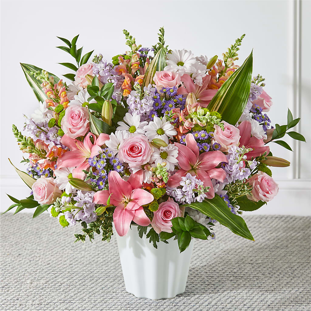 Abundant Compassion Floor Basket – Daisy Day Florist, Avondale Estates GA