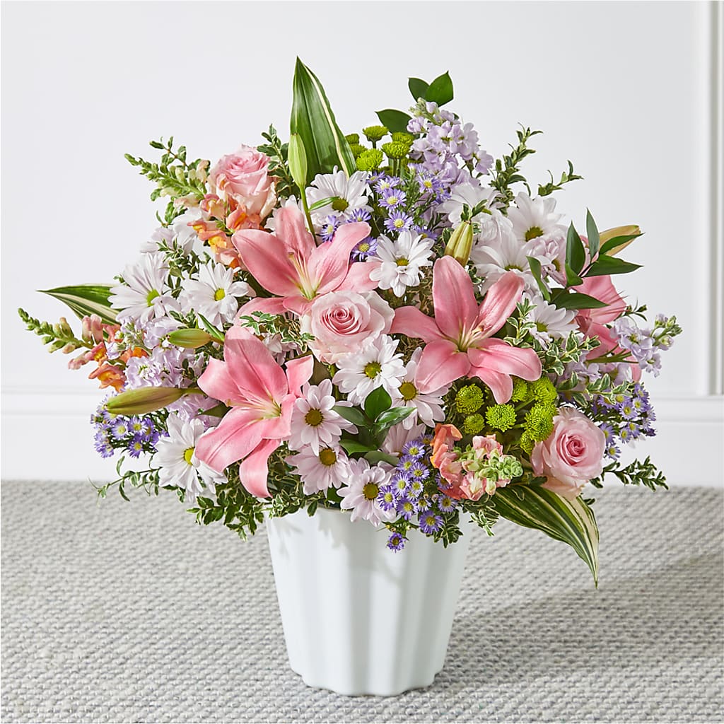 Abundant Compassion Floor Basket – Daisy Day Florist, Avondale Estates GA