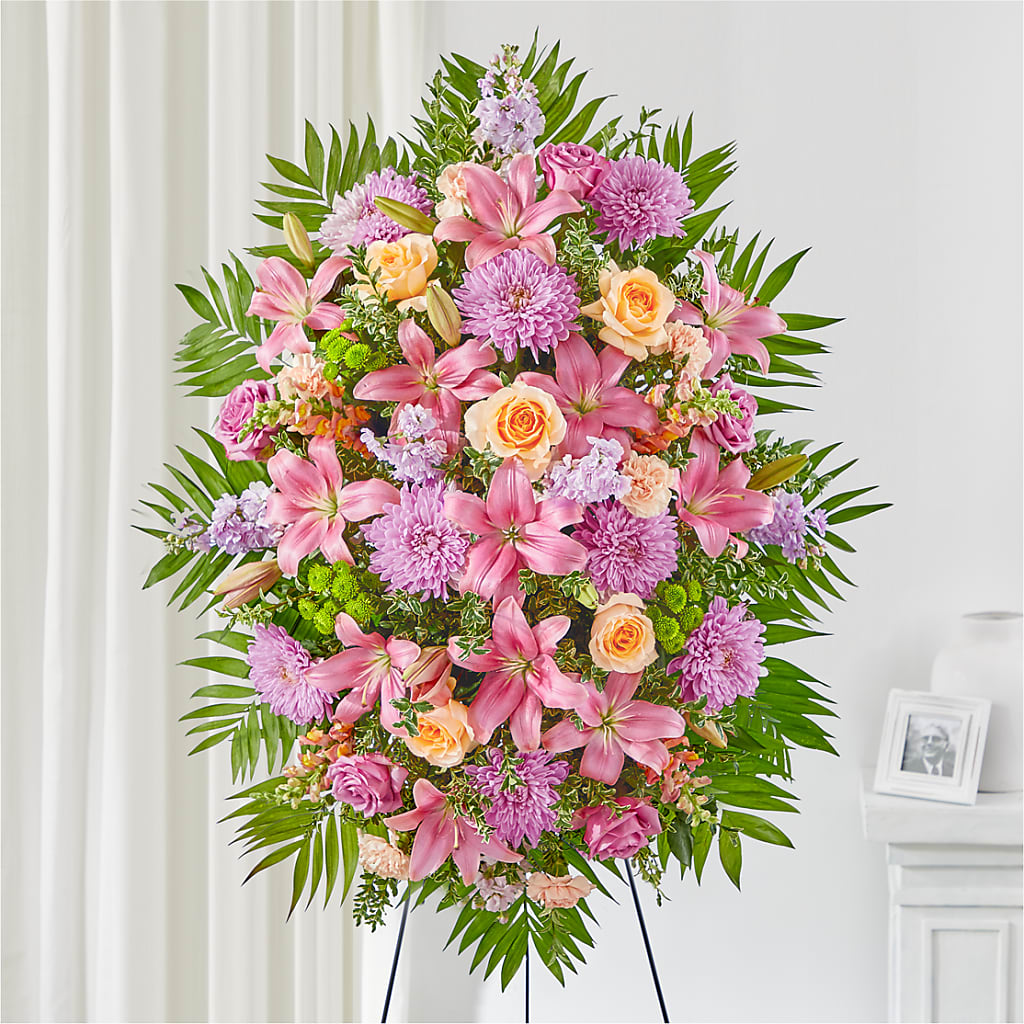 Love & Light Standing Spray – Daisy Day Florist, Avondale Estates GA