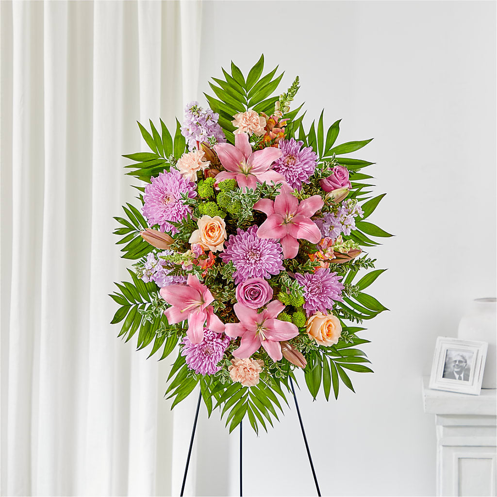 Love & Light Standing Spray – Daisy Day Florist, Avondale Estates GA