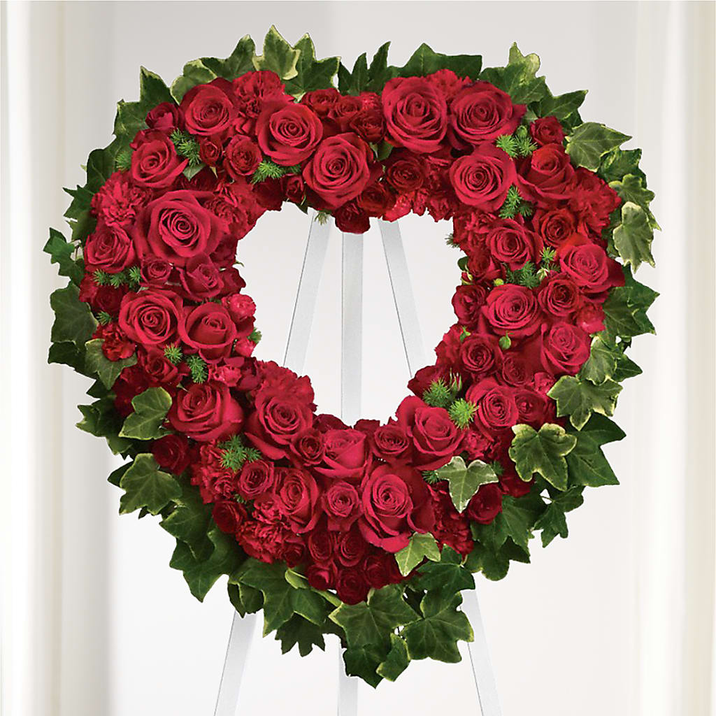 Wholehearted Standing Spray – Daisy Day Florist, Avondale Estates GA