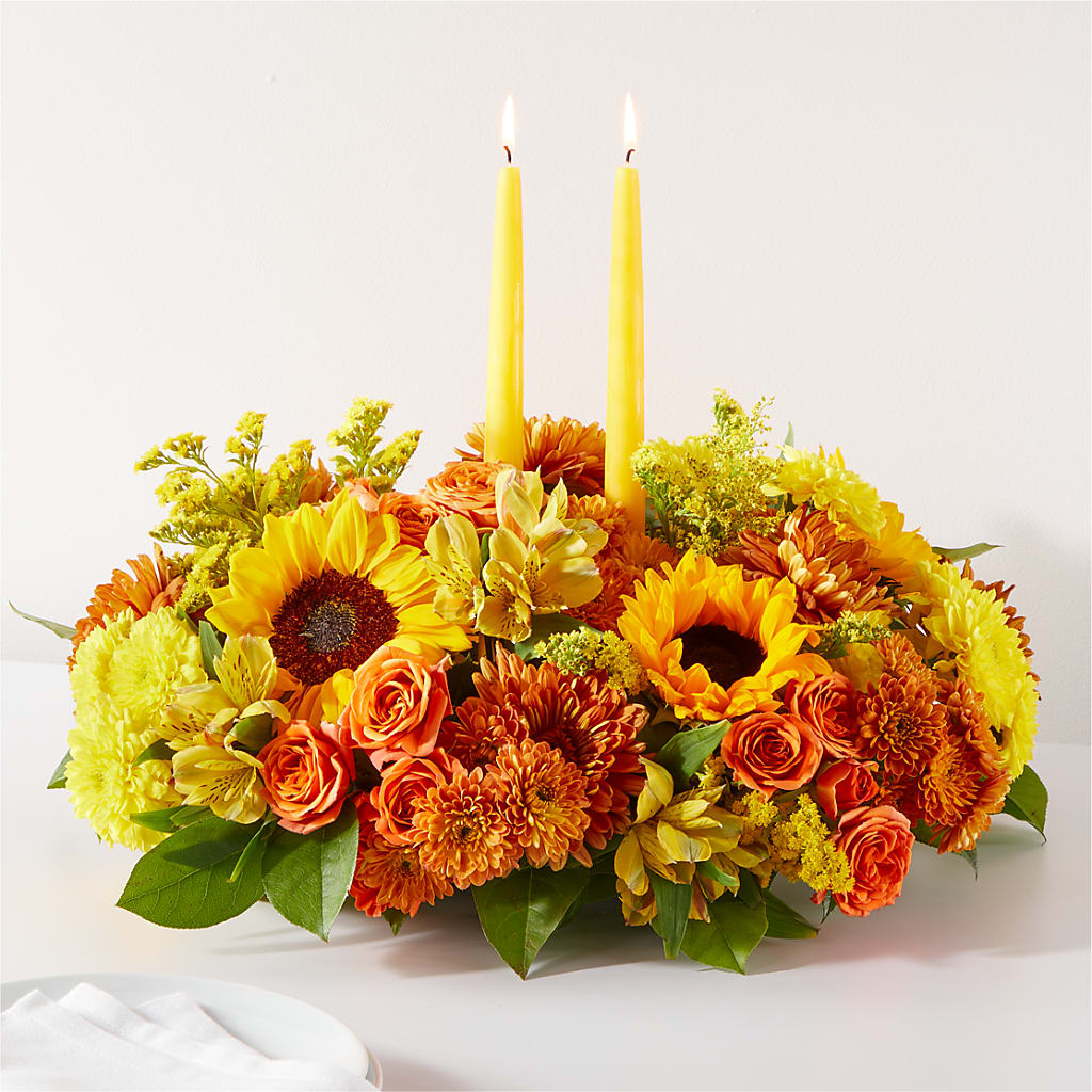 Autumn Harmony Centerpiece – Daisy Day Florist, Avondale Estates GA