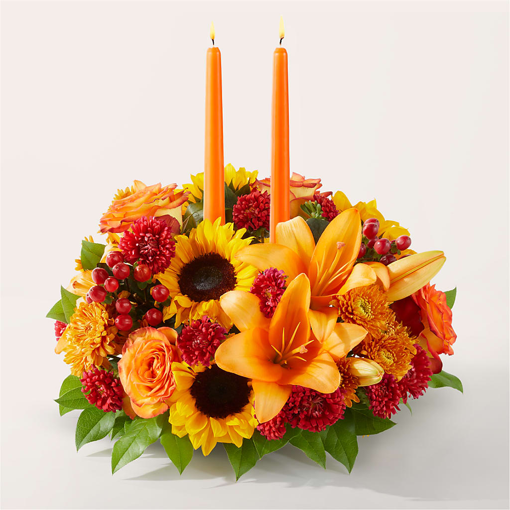 Grateful Centerpiece – Daisy Day Florist, Avondale Estates GA