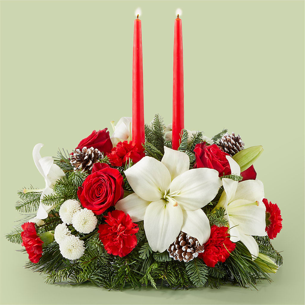 Seasonal Festivities Centerpiece – Daisy Day Florist, Avondale Estates GA