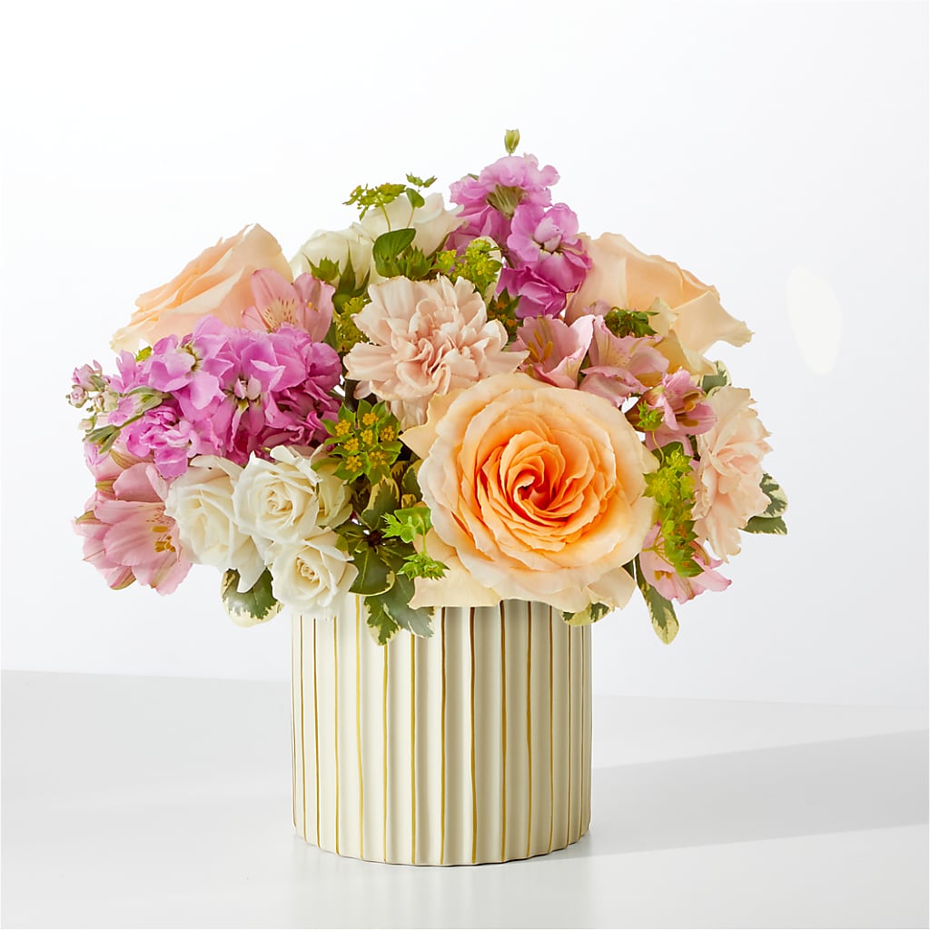 Paradise Bouquet with Ivory Vase – Daisy Day Florist, Avondale Estates GA