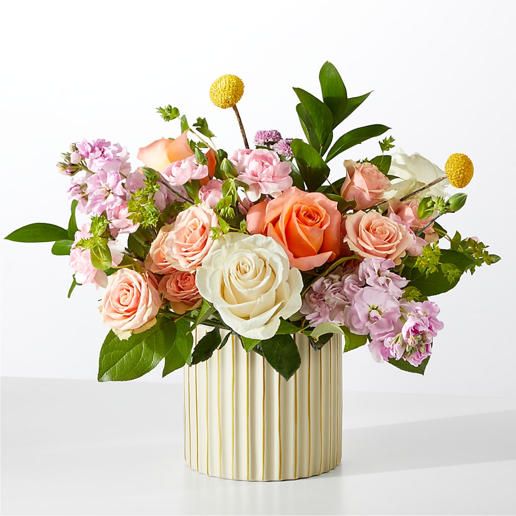 French Market Bouquet with Ivory Vase – Daisy Day Florist, Avondale Estates GA