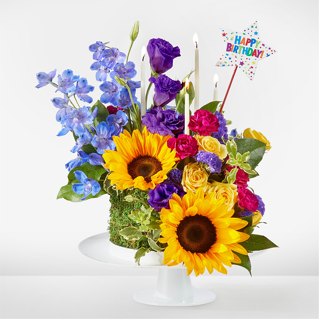 Star of the Day Floral Cake – Daisy Day Florist, Avondale Estates GA