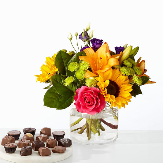 Best Day Bouquet and Chocolate Bundle –  Daisy Day Florist, Avondale Estates GA
