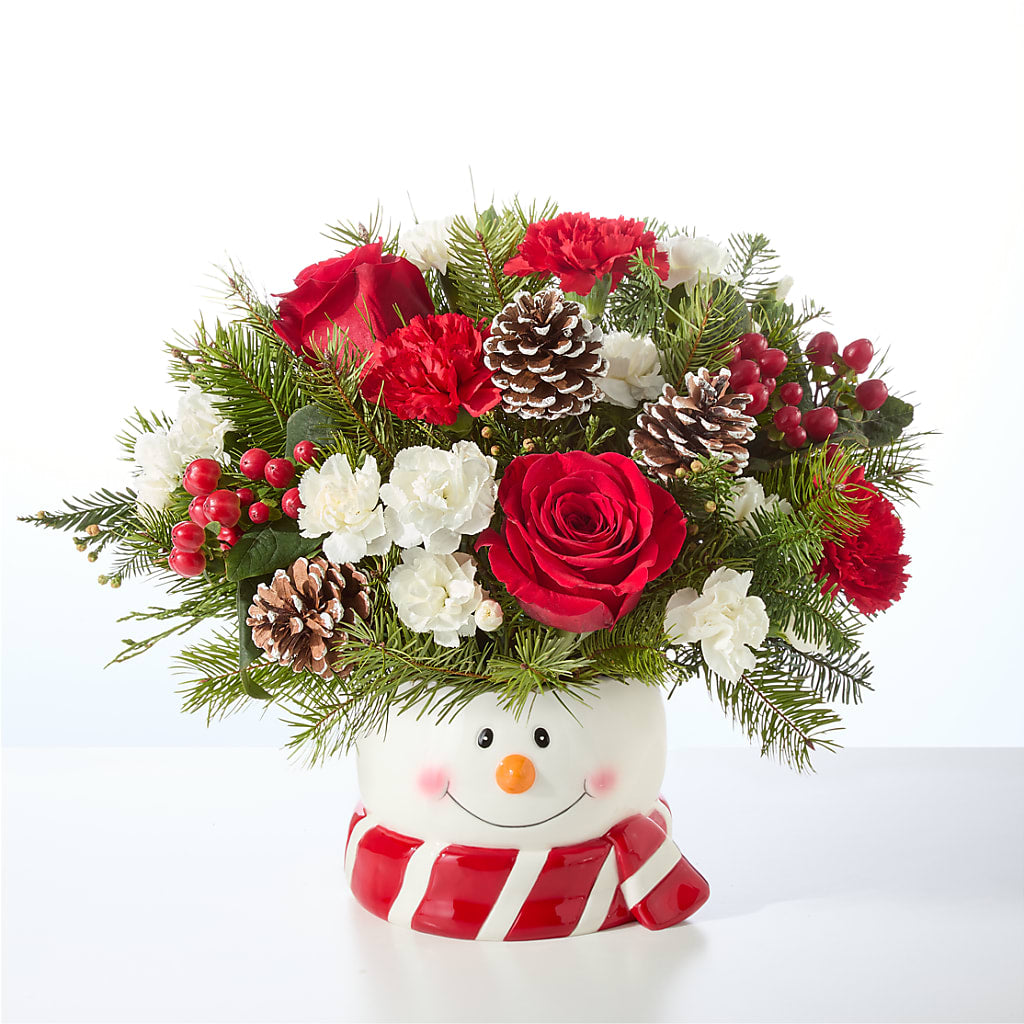 Jolly Snowman Bouquet –  Daisy Day Florist, Avondale Estates GA