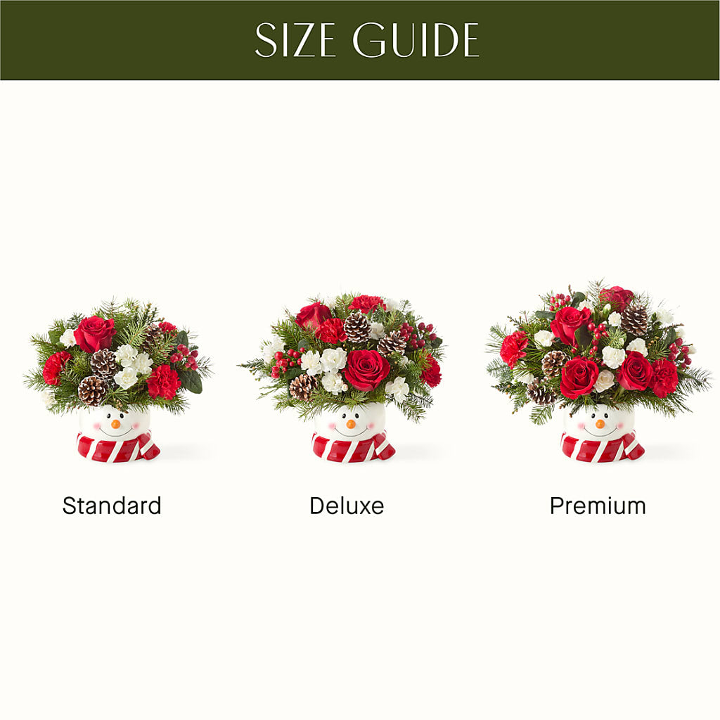 Jolly Snowman Bouquet –  Daisy Day Florist, Avondale Estates GA