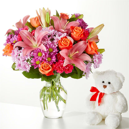 One and Only Bouquet and Bear Bundle –  Daisy Day Florist, Avondale Estates GA