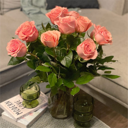 Long Stem Pink Rose Bouquet –  Daisy Day Florist, Avondale Estates GA
