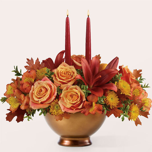 Harvest Table Centerpiece –  Daisy Day Florist, Avondale Estates GA