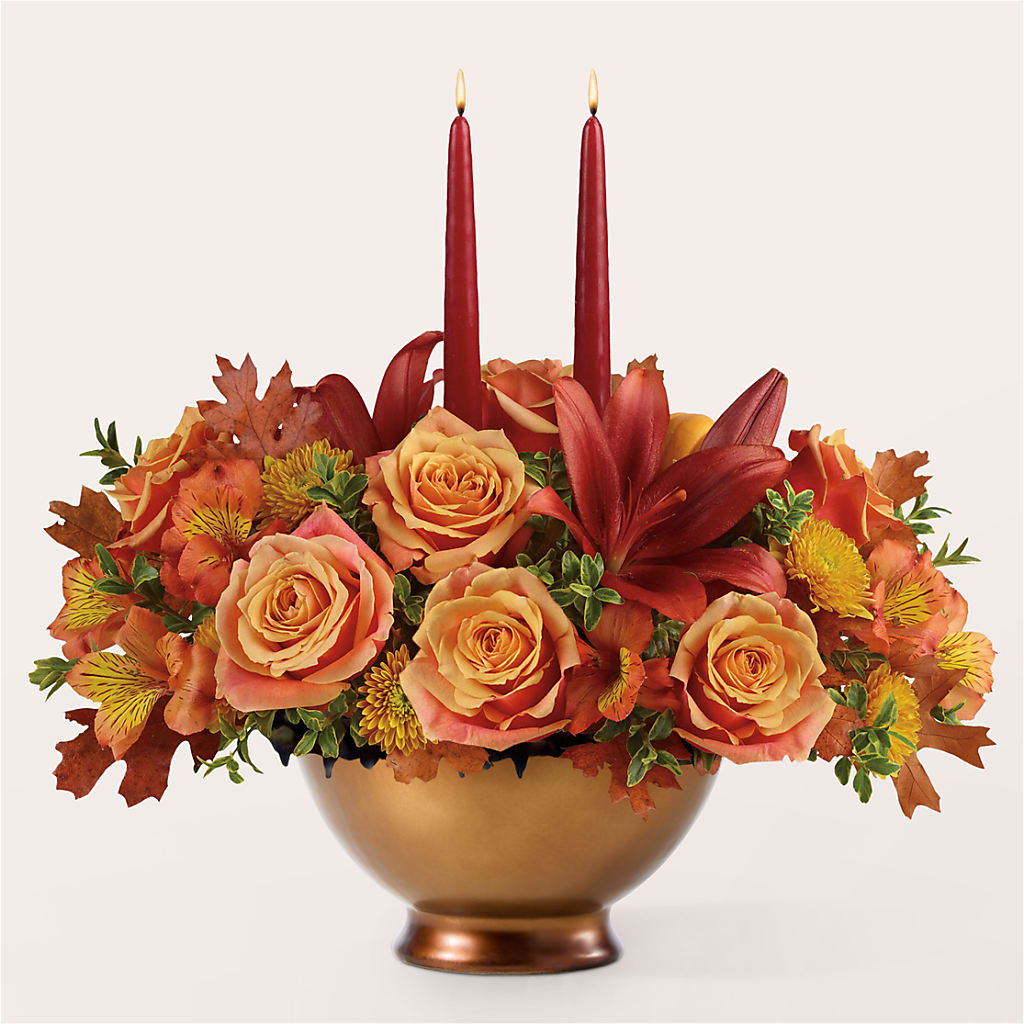 Harvest Table Centerpiece –  Daisy Day Florist, Avondale Estates GA