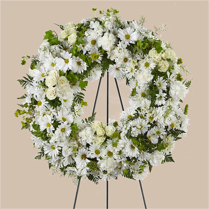 Faithful Wishes Wreath –  Daisy Day Florist, Avondale Estates GA