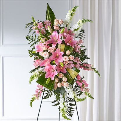 Elegant Embrace Standing Spray –  Daisy Day Florist, Avondale Estates GA