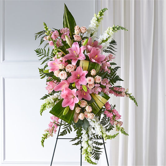 Elegant Embrace Standing Spray –  Daisy Day Florist, Avondale Estates GA